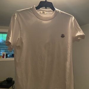 Moncler logo t shirt white